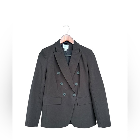 Nine West Women’s Black Double Breasted Blazer Size XS Preppy Office - Picture 3 of 7